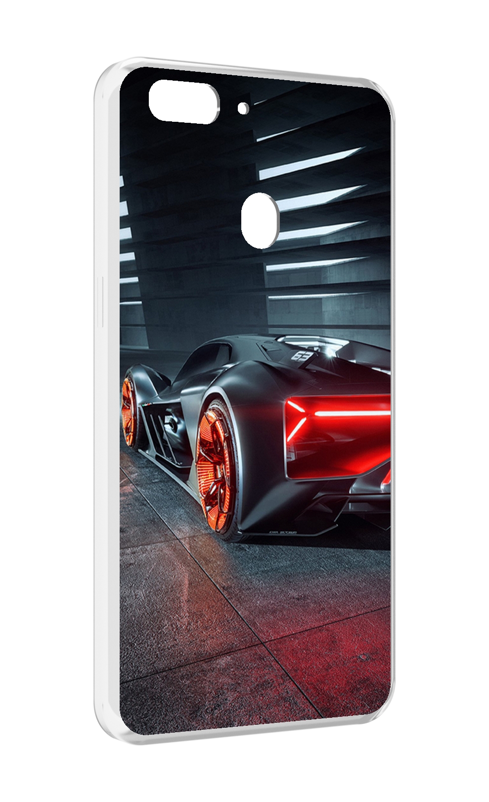 

Чехол MyPads Ночной-город мужской для Oppo Realme 2, Прозрачный, Tocco