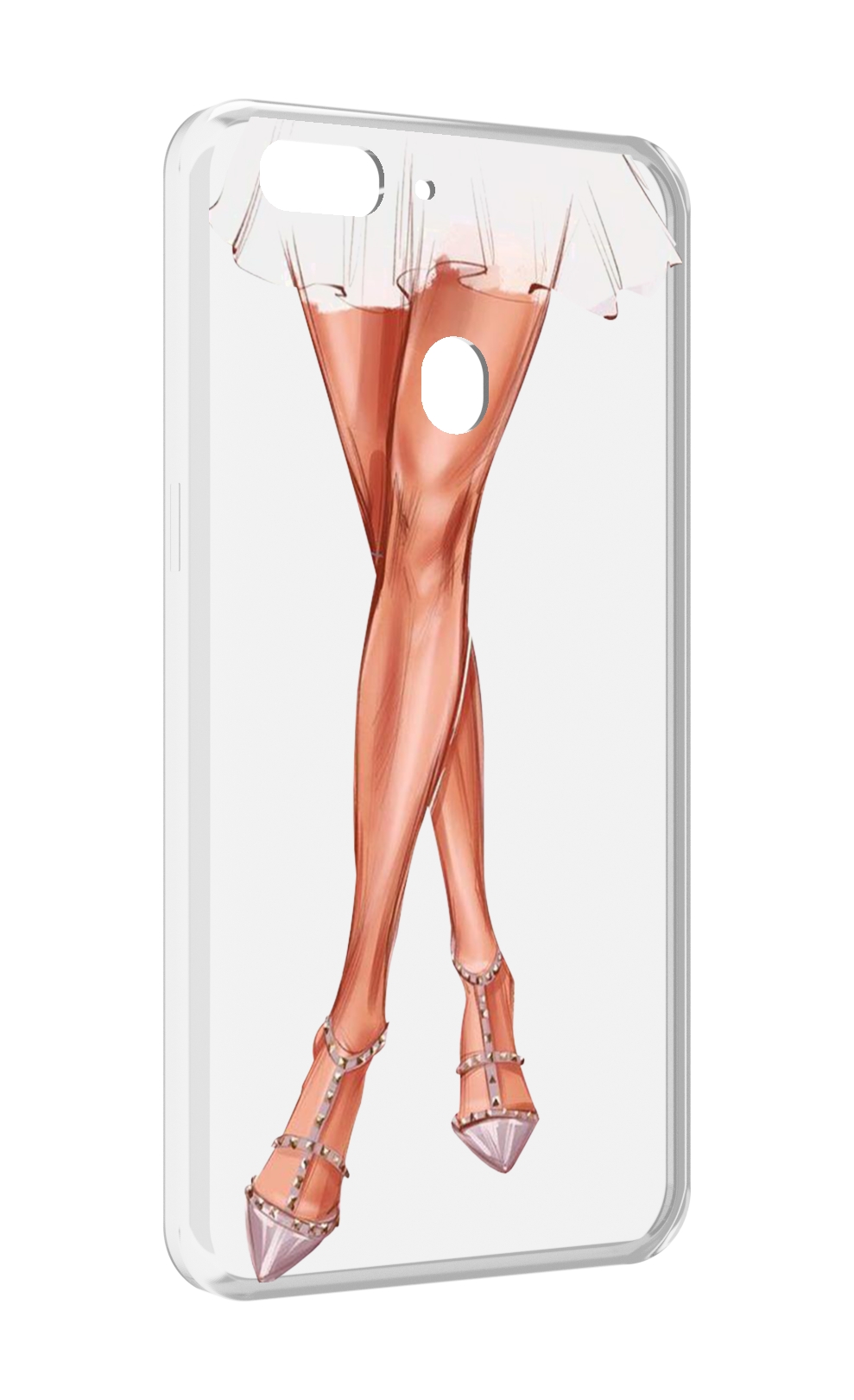 

Чехол MyPads Ножки для Oppo Realme 2, Прозрачный, Tocco
