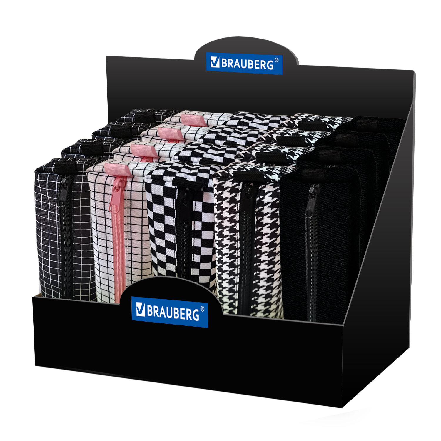 

Пенал тубус Brauberg Modest, 272305, школьный, набор 20 штук, для карандашей и ручек, Разноцветный