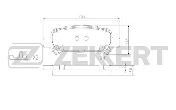 

Колодки тормозные Subaru Forester (SF, SG) 97-, Impreza (GC, SG) задние дисковые (GDB3223)