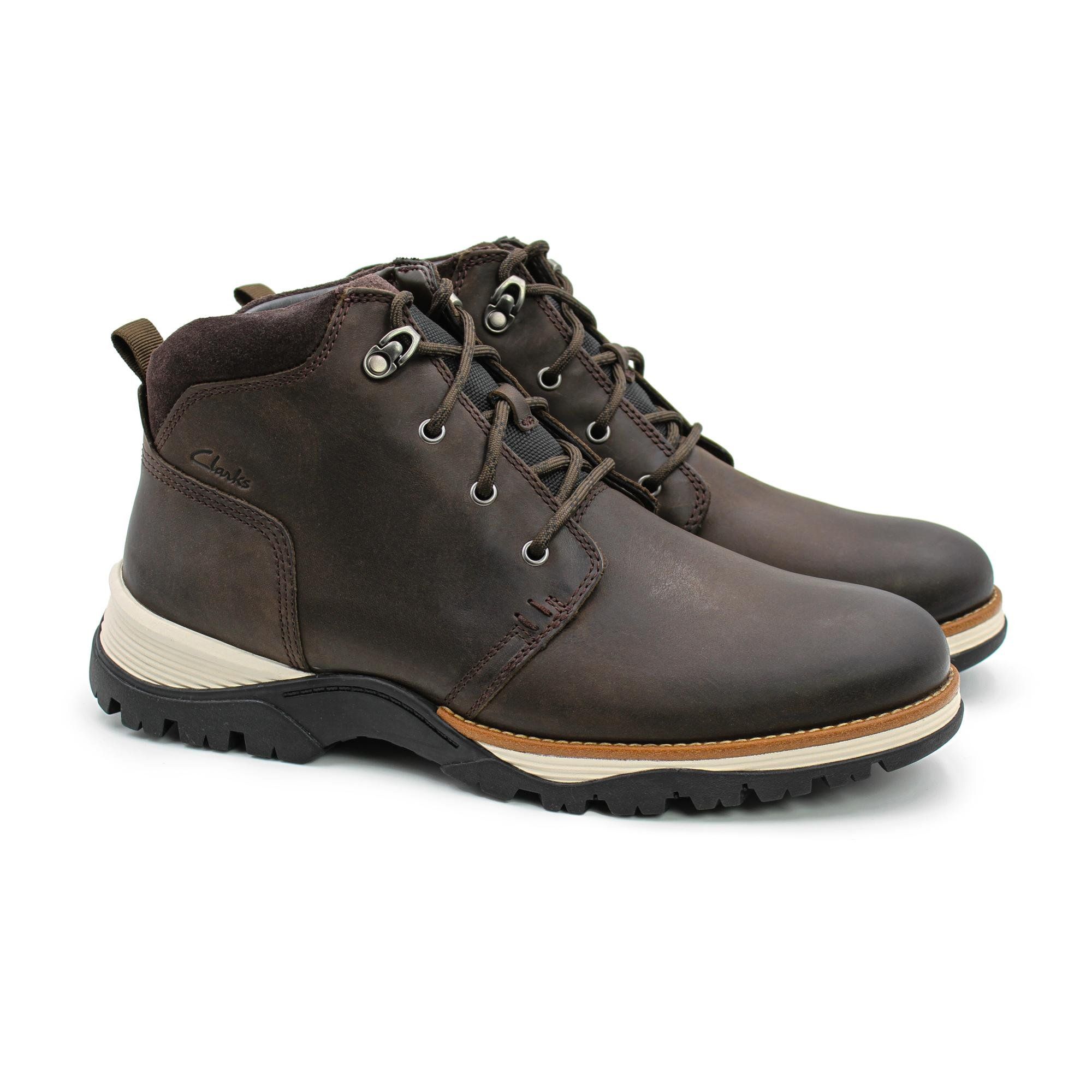 

Ботинки мужские Clarks Topton Mid 26163262 коричневые 45 EU, Topton Mid 26163262