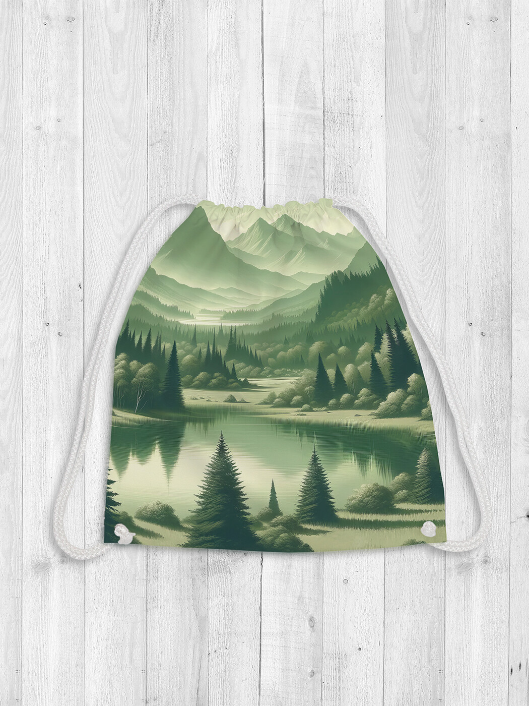 

Сумка мешок для обуви JoyArty Загадочный путь 38x40 bpa sd3113, Зеленый, Загадочный путь