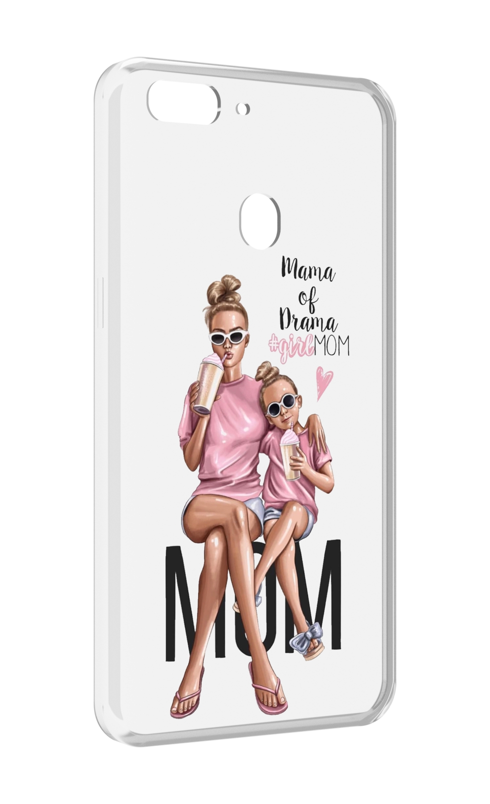 

Чехол MyPads Мама-мечты женский для Oppo Realme 2, Прозрачный, Tocco