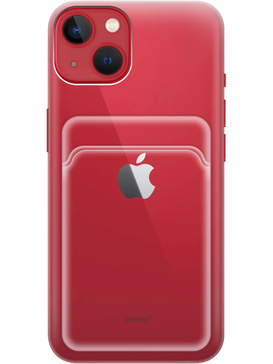

Силиконовый чехол на Apple iPhone 14 Plus прозрачный, 20011977
