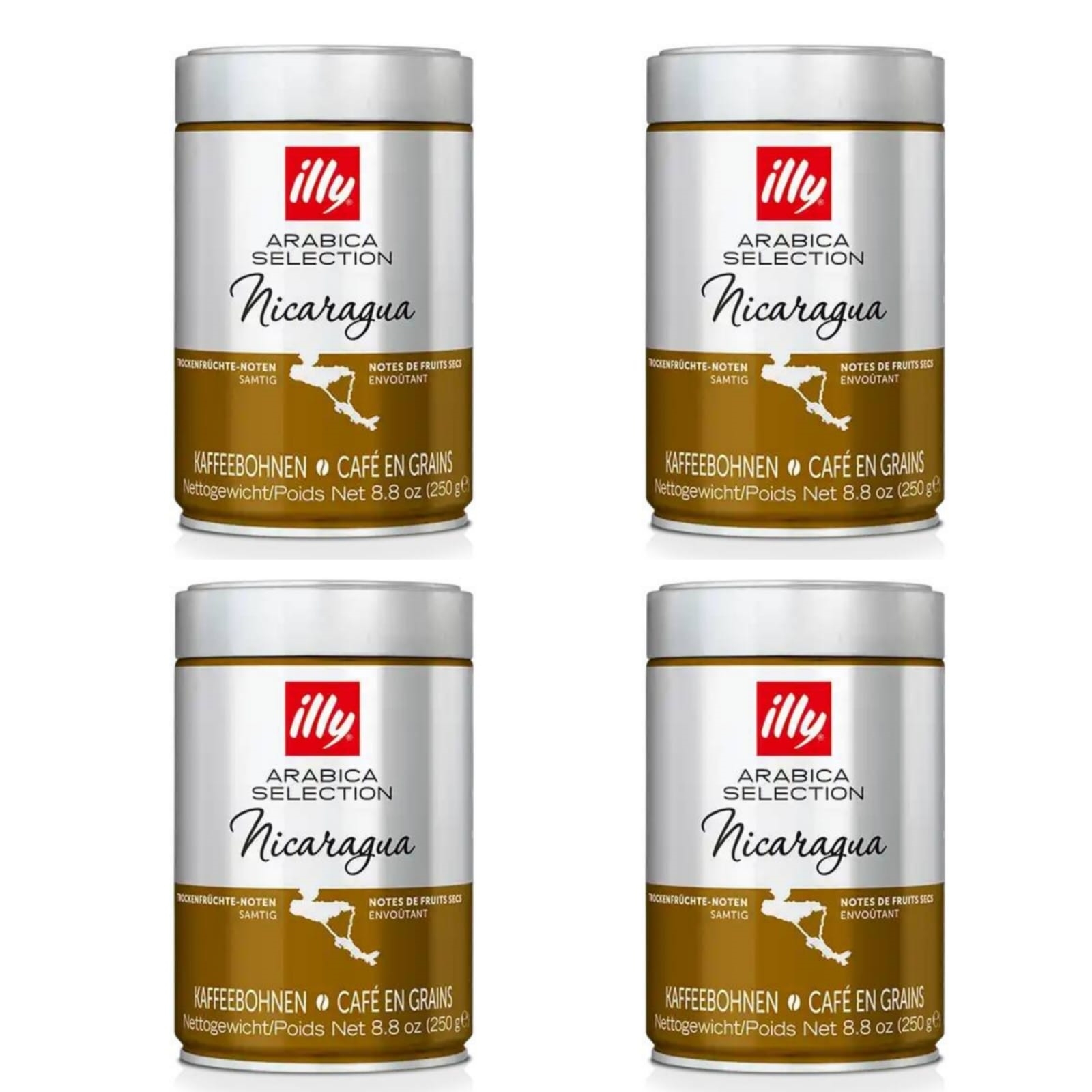 

Кофе в зернах ILLY Nicaragua Никарагуа, 250 г х 4 шт