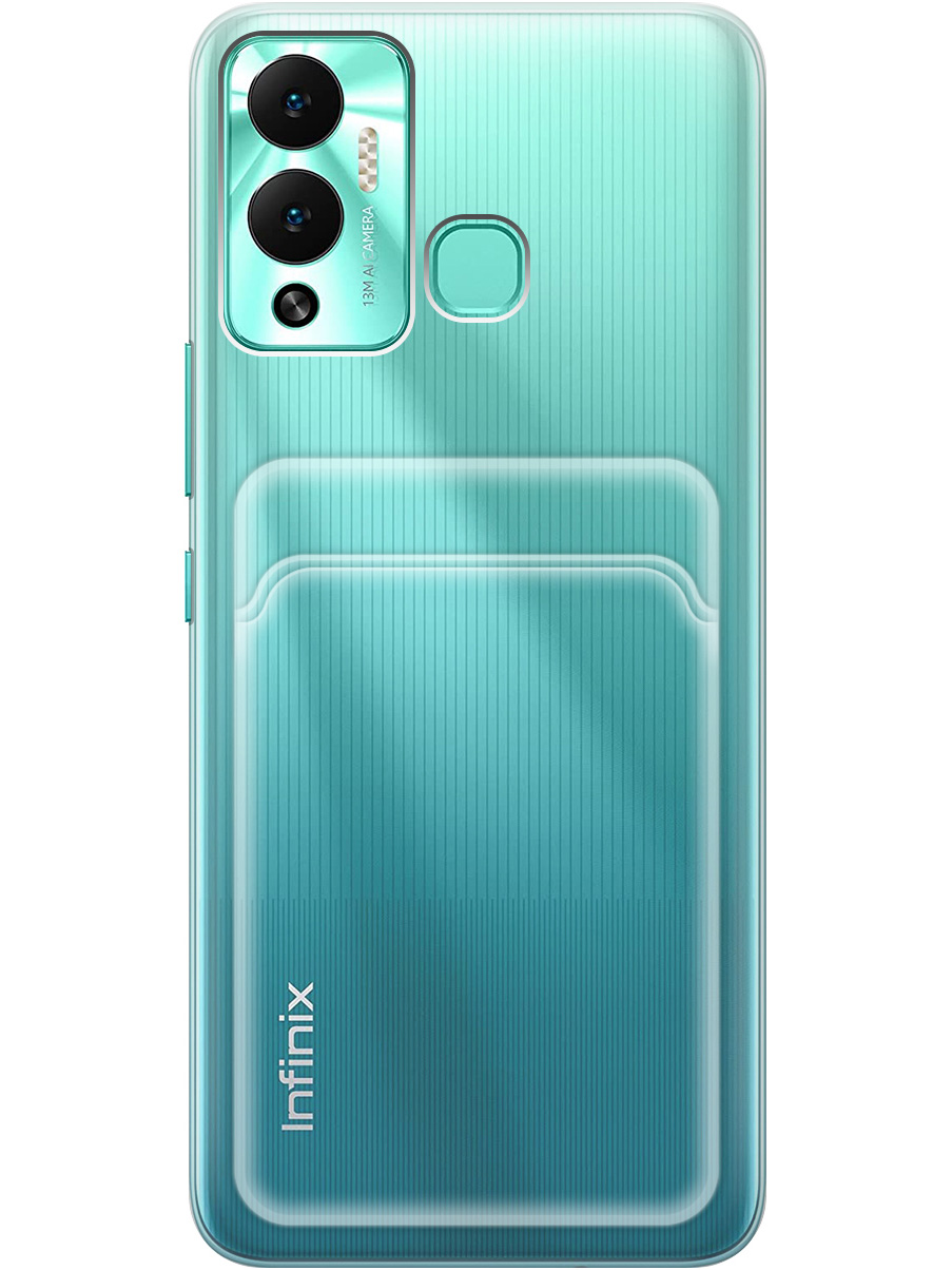 

Силиконовый чехол на Infinix Hot 12 Play NFC прозрачный, 20011988