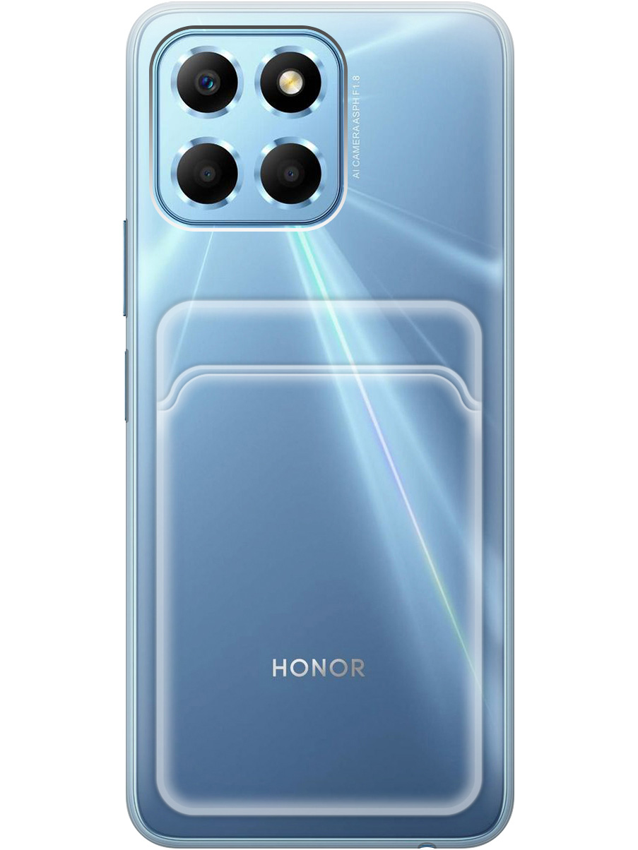 

Силиконовый чехол на Honor X6/X8 5G прозрачный, 20011982