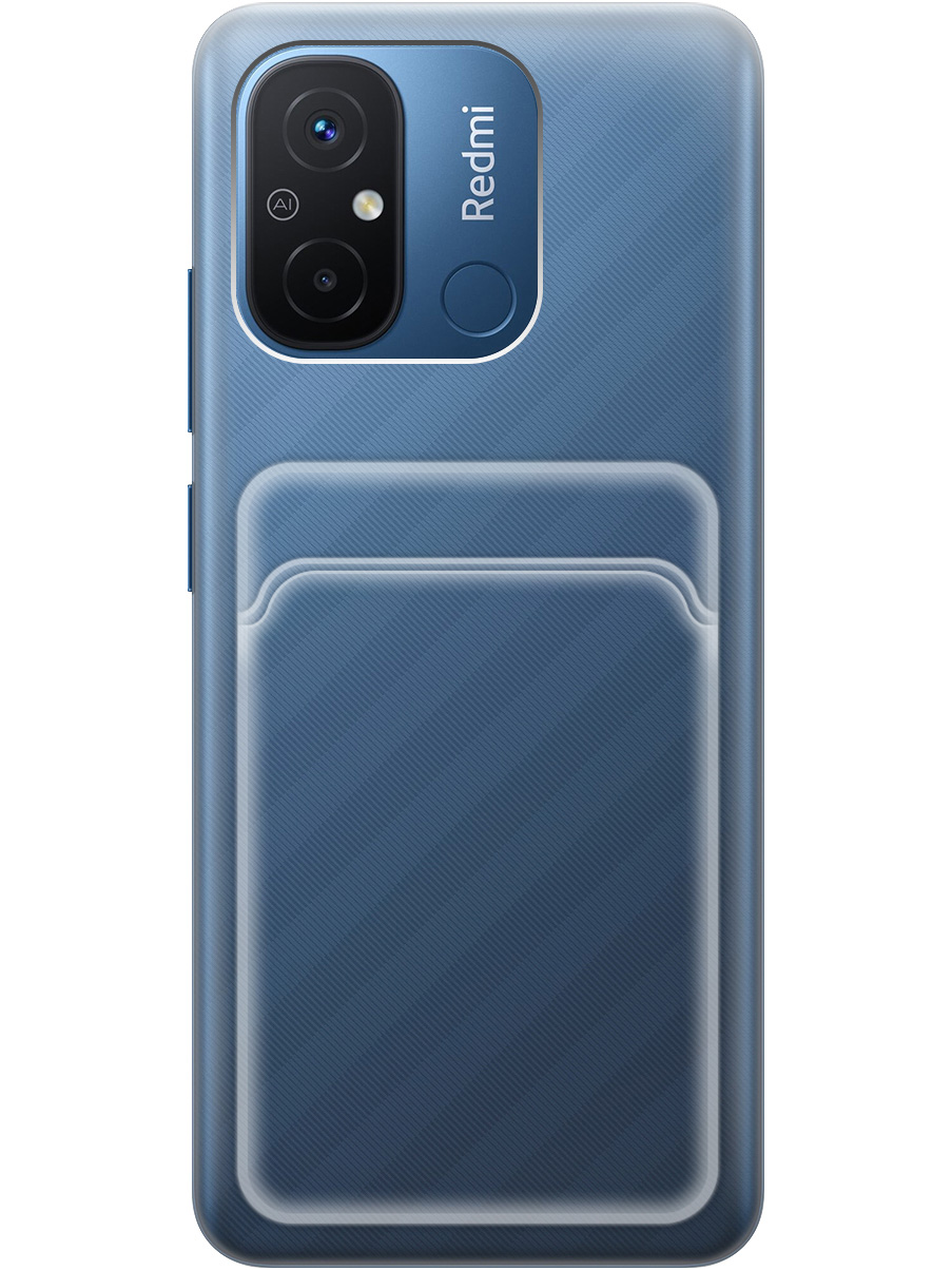 

Силиконовый чехол на Xiaomi Redmi 12C прозрачный, 20011971