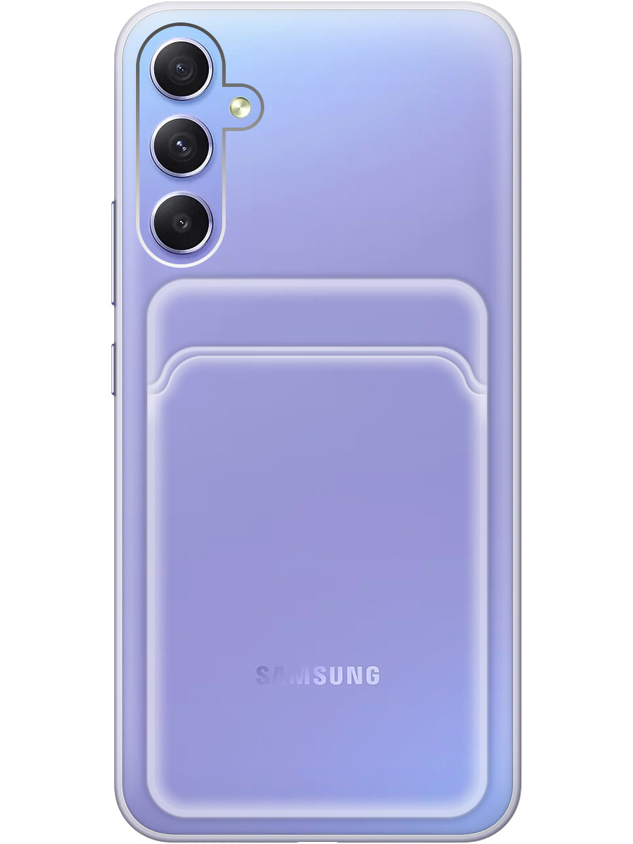 

Силиконовый чехол на Samsung Galaxy A34 5G прозрачный, 20011959