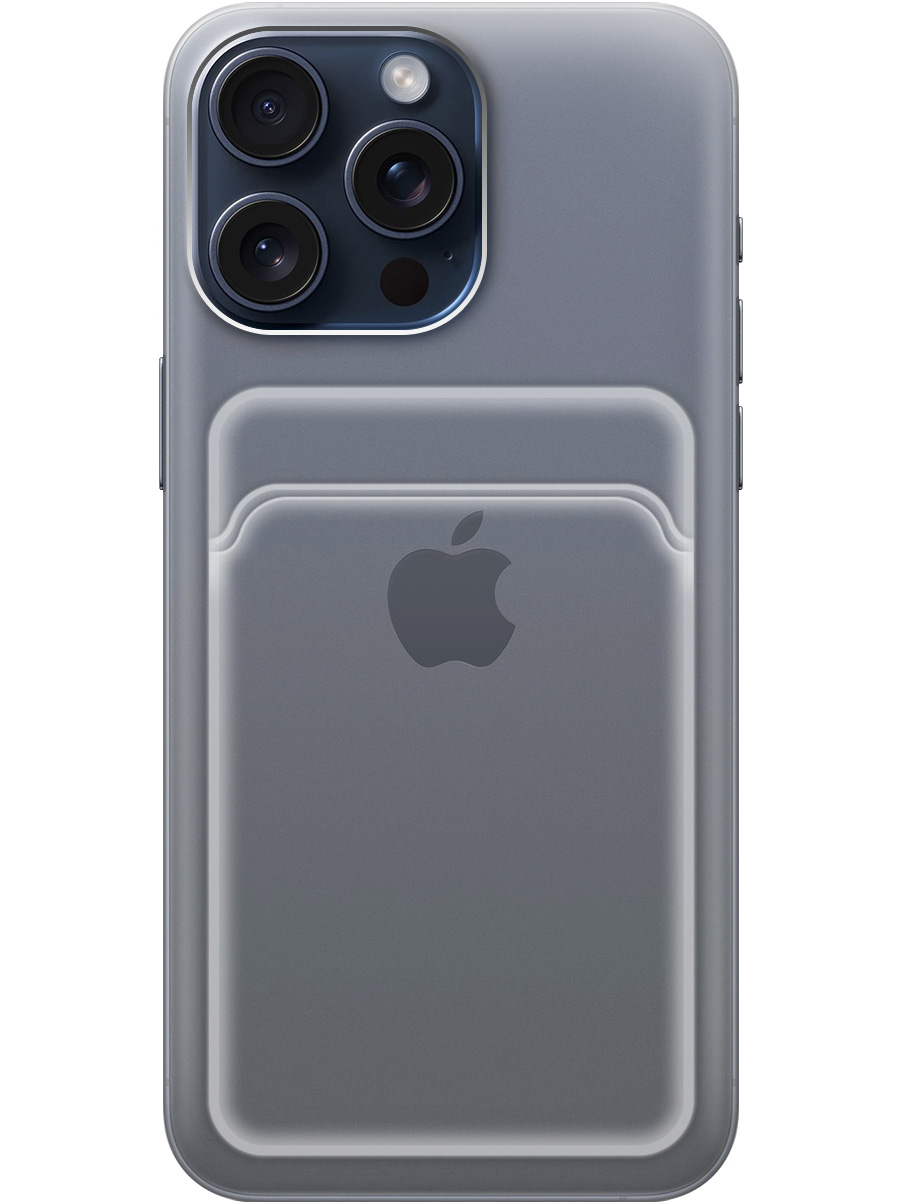

Силиконовый чехол на Apple iPhone 15 Pro Max прозрачный, 20011942