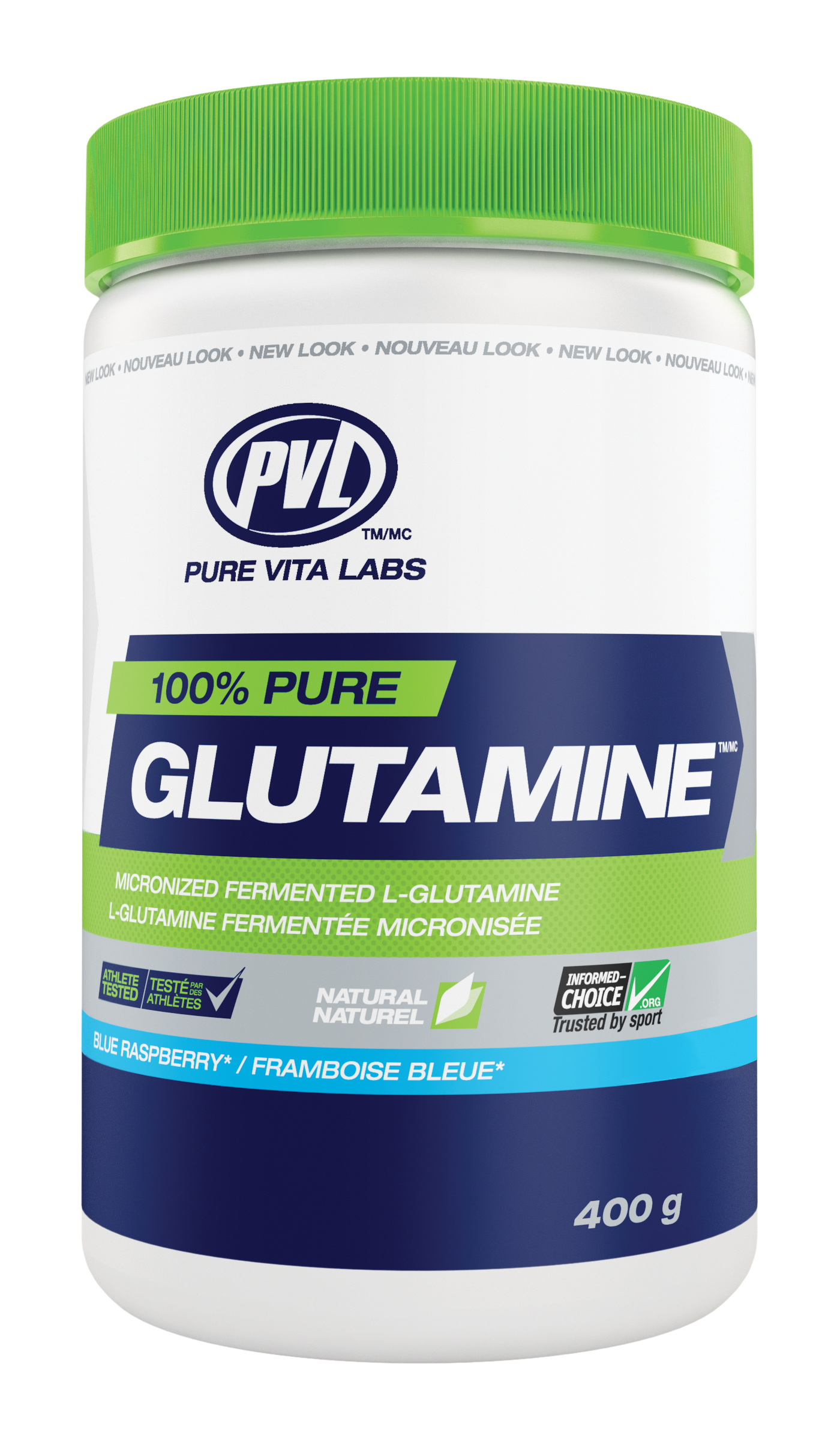 Глютамин PVL 100 Pure Glutamine Голубая малина 400 гр 2499₽