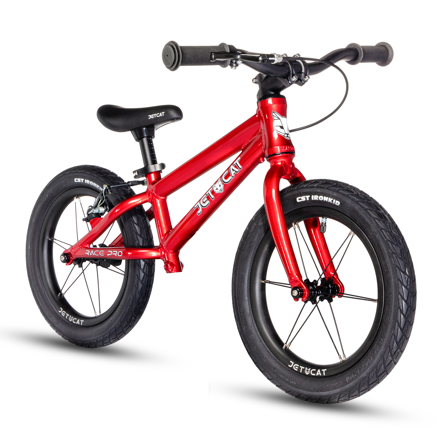 

Беговел JetCat - 14 RACE PRO Brake - Красный с тормозом детский, 14 RACE PRO Brake