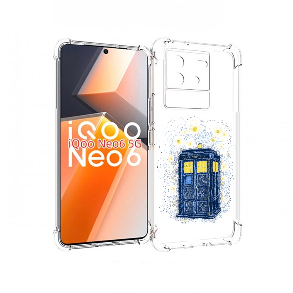 

Чехол MyPads будка рисунок для Vivo iQoo Neo 6 5G, Прозрачный, Tocco