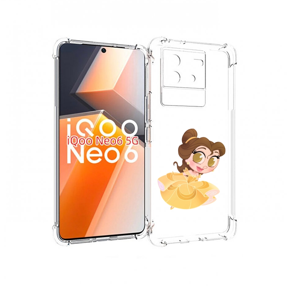 

Чехол MyPads мини-принцесса женский для Vivo iQoo Neo 6 5G, Прозрачный, Tocco