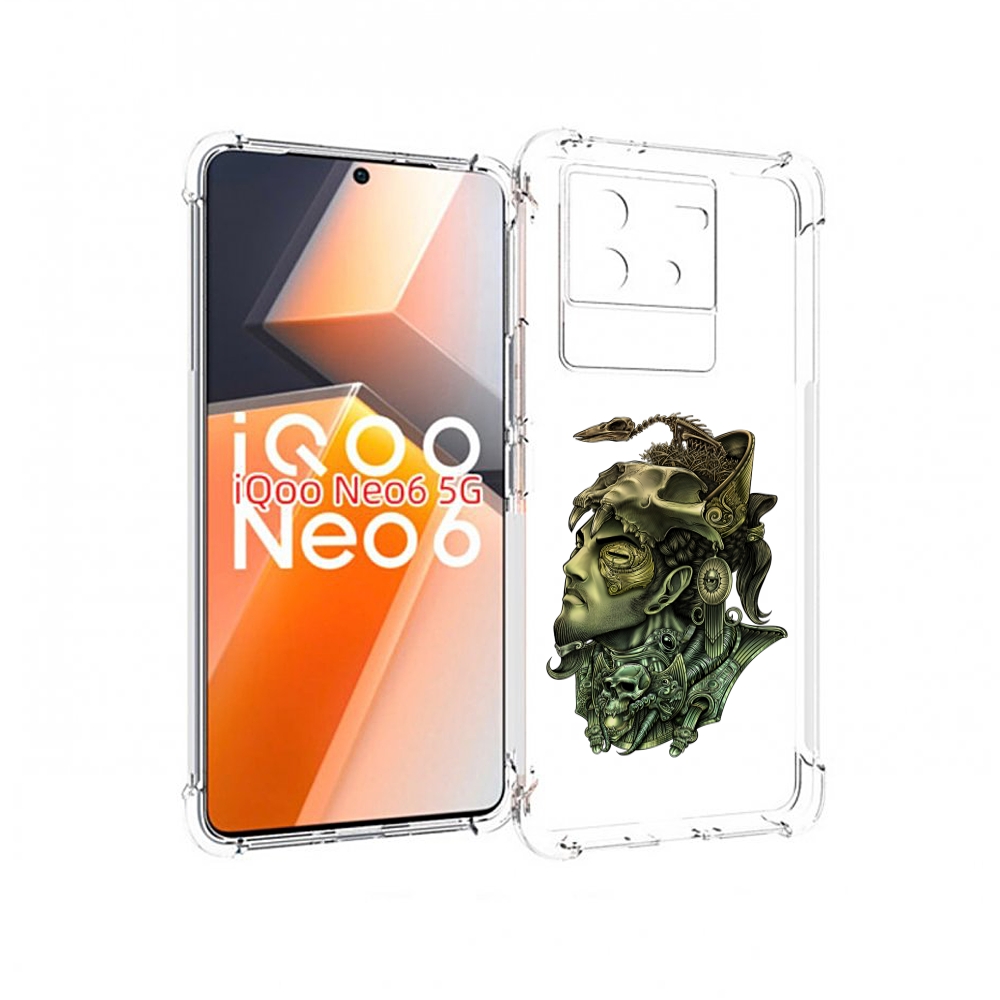

Чехол MyPads бронзовый воин для Vivo iQoo Neo 6 5G, Прозрачный, Tocco