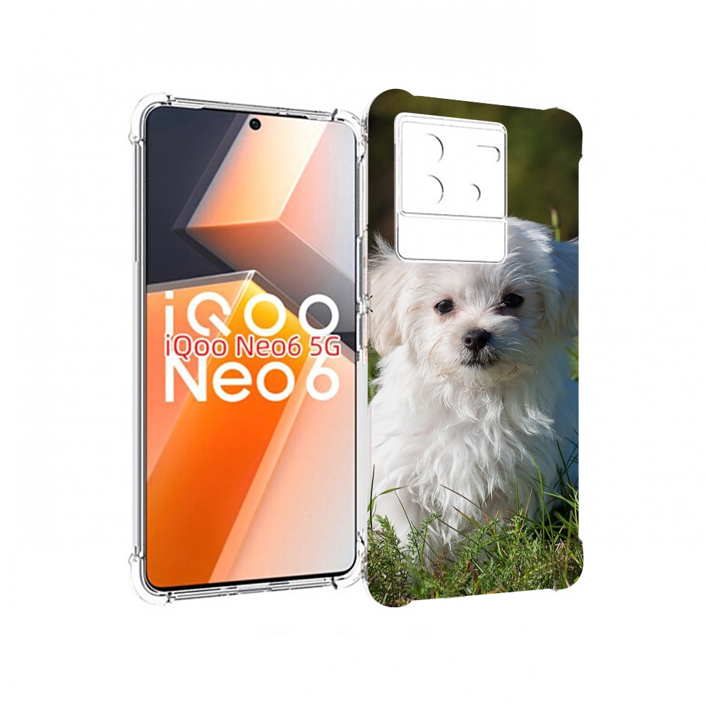 

Чехол MyPads мальтииская-болонка для Vivo iQoo Neo 6 5G, Прозрачный, Tocco