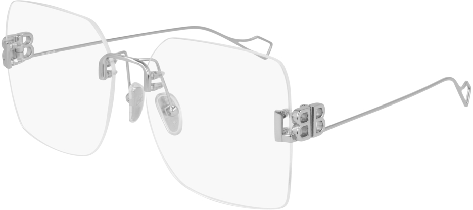 

Оправа для очков женская Balenciaga BB0113O 002, серебрянный, BB0113O 002