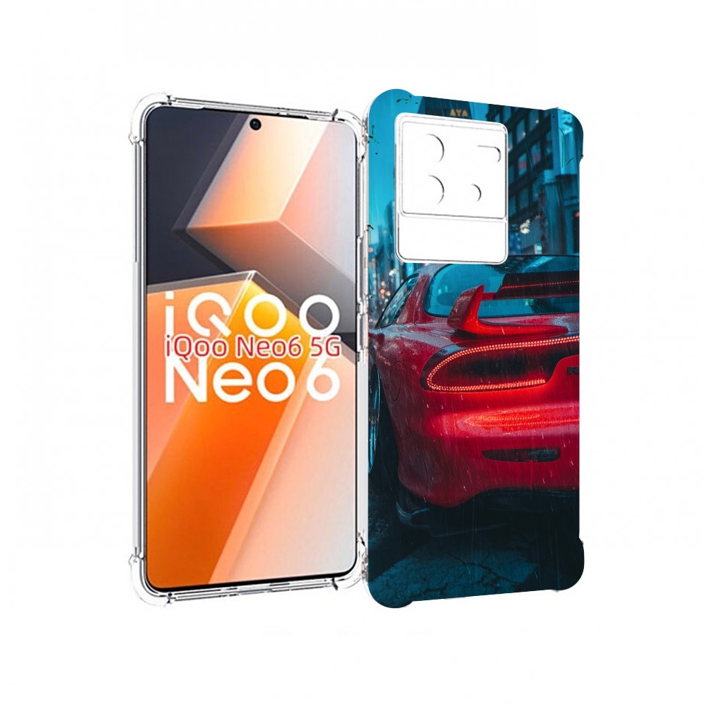 

Чехол MyPads мазда-рх7 для Vivo iQoo Neo 6 5G, Прозрачный, Tocco