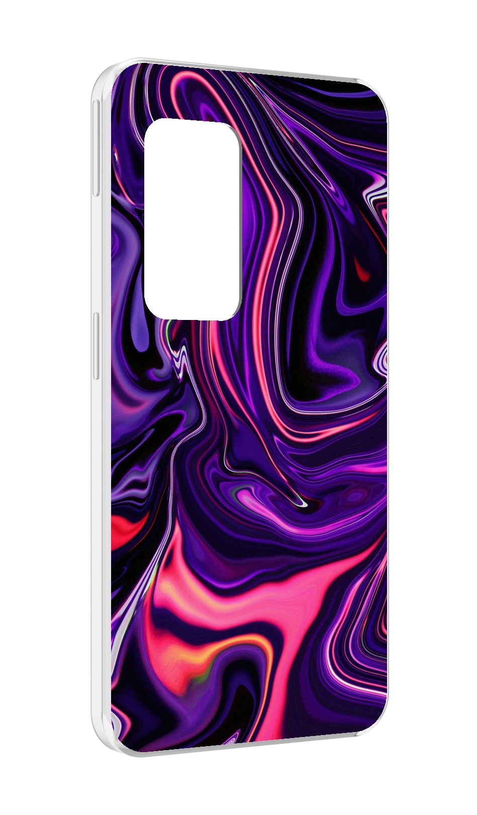 

Чехол MyPads фиолетовые краски для UleFone Power Armor X11 Pro, Прозрачный, Tocco