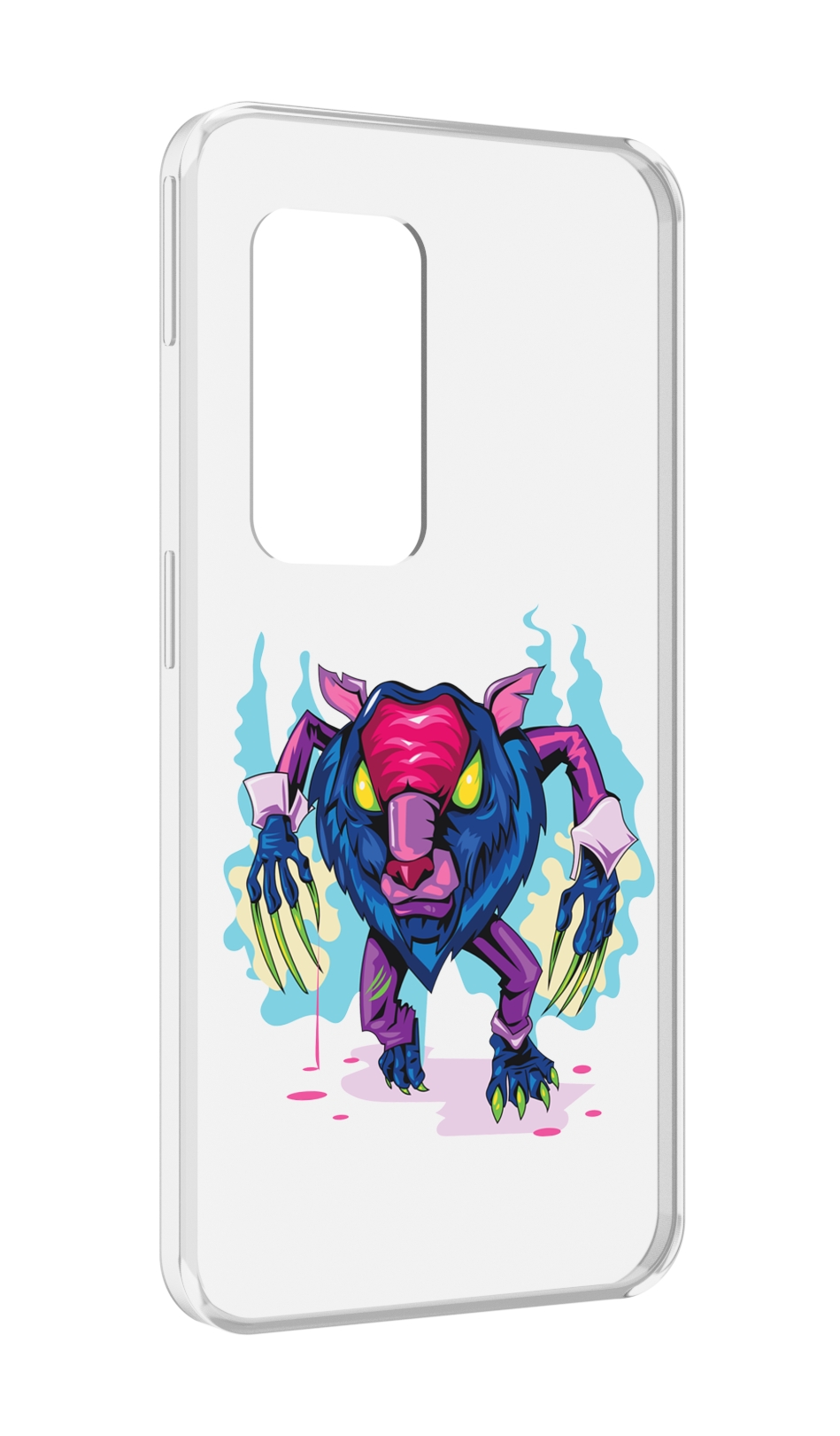 

Чехол MyPads фиолетовая-россомаха для UleFone Power Armor X11 Pro, Прозрачный, Tocco