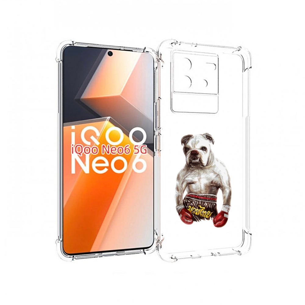 

Чехол MyPads боксер для Vivo iQoo Neo 6 5G, Прозрачный, Tocco