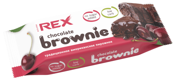 

Пирожное ProteinRex Брауни вишневое 50 г