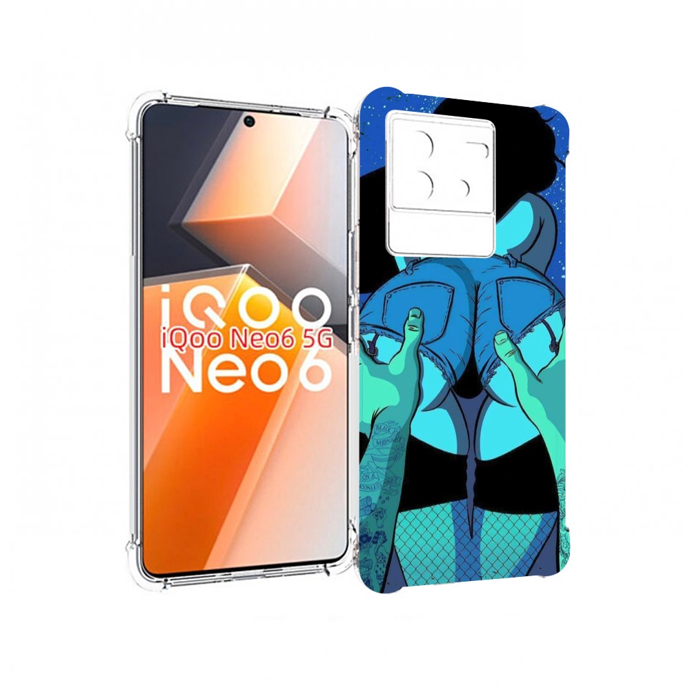 

Чехол MyPads любитель потрогать для Vivo iQoo Neo 6 5G, Прозрачный, Tocco