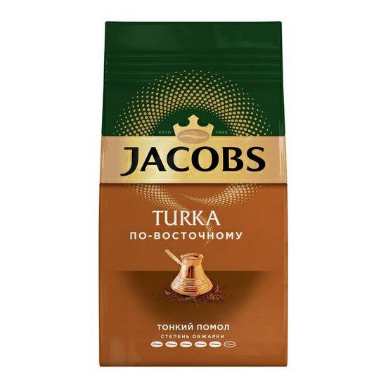 Кофе Jacobs Turka по-восточному арабика и робуста молотый 200 г