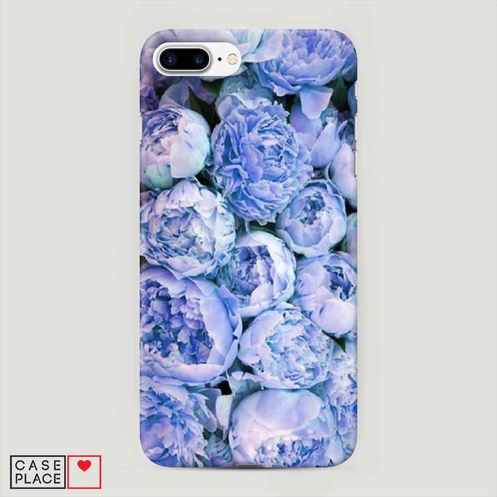 

Пластиковый чехол "Пионы голубые" на Apple iPhone 7 Plus, 10720-6