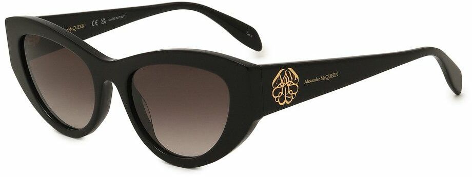 

Солнцезащитные очки женские Alexander McQueen AM0377S 001, черный, AM0377S 001