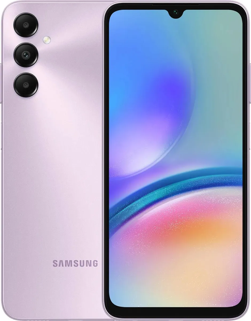 

Смартфон Samsung Galaxy A05s SM-A057F 64Gb, 4Gb, лаванда, A05s SM-A057F