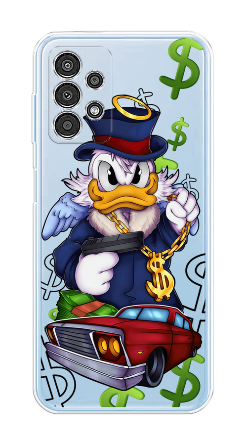 

Чехол на Samsung Galaxy A13 4G "Scrooge McDuck with a Gold Chain", Красный;синий;белый, 2104850-6