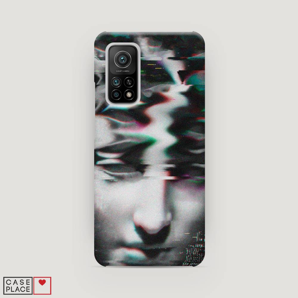 фото Пластиковый чехол "glitch art" на xiaomi mi 10t pro awog