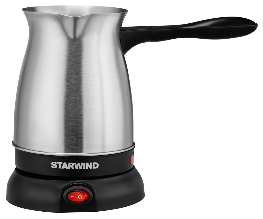 

Электрическая турка STARWIND STS6054 серебристый, черный, STS6054