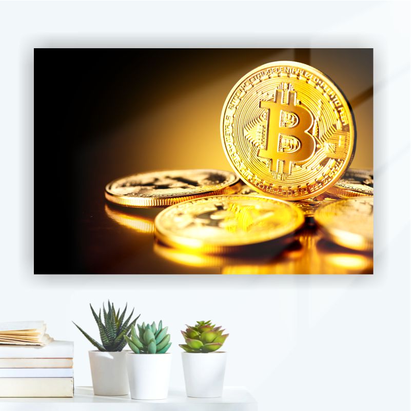 

Постер на холсте ПолиЦентр Золотой Биткоин 40х30 см, ЗолотойбиткоинТип1