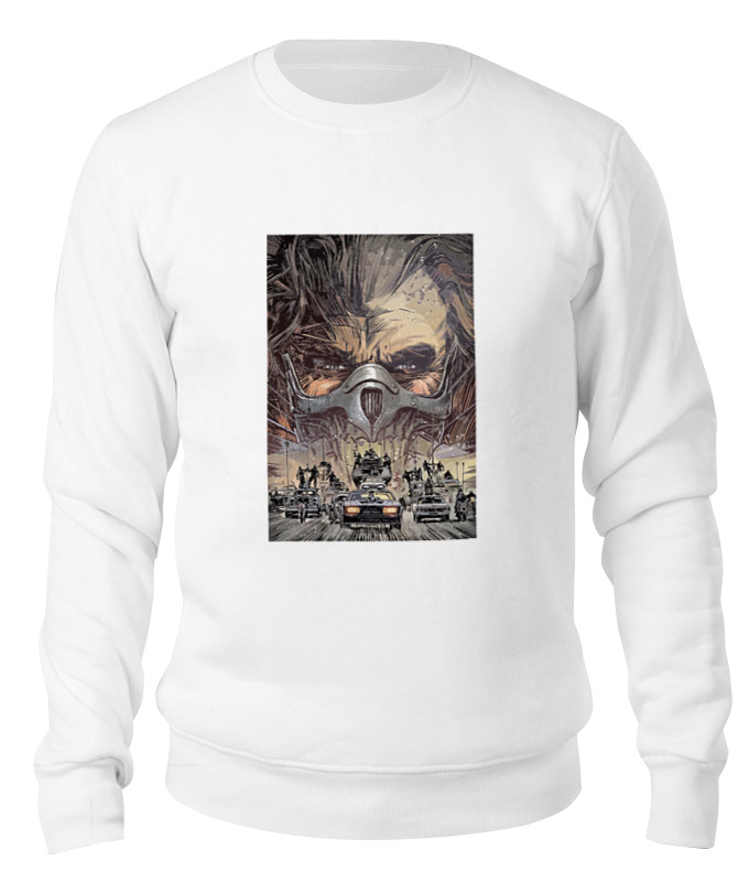 

Свитшот унисекс Printio Mad max белый L, Mad max
