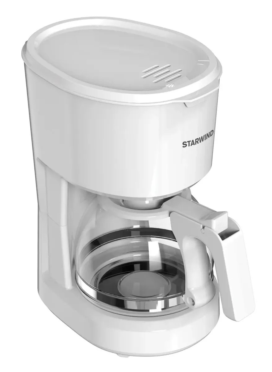 

Кофеварка STARWIND STD0611, капельная, белый