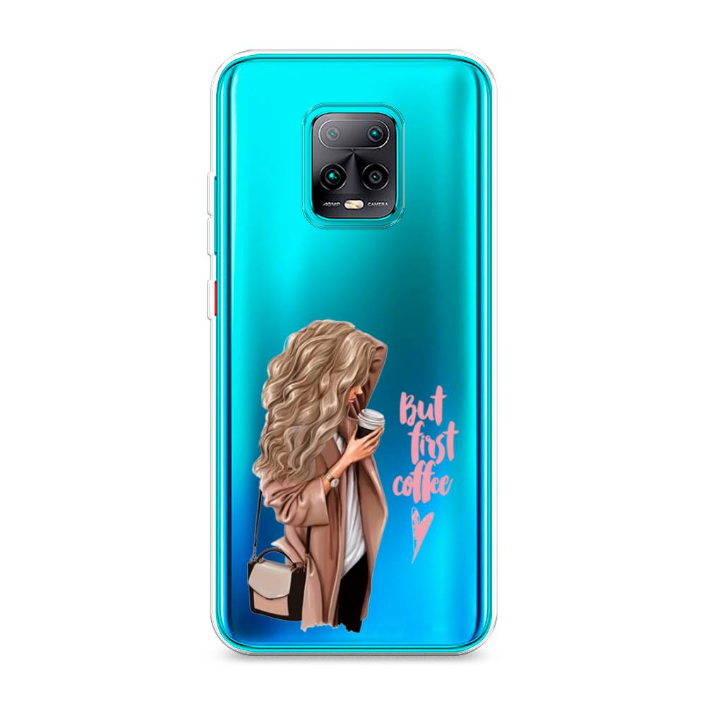 

Силиконовый чехол "Девушка с кофе" на Xiaomi Redmi 10X 5G, Девушка с кофе