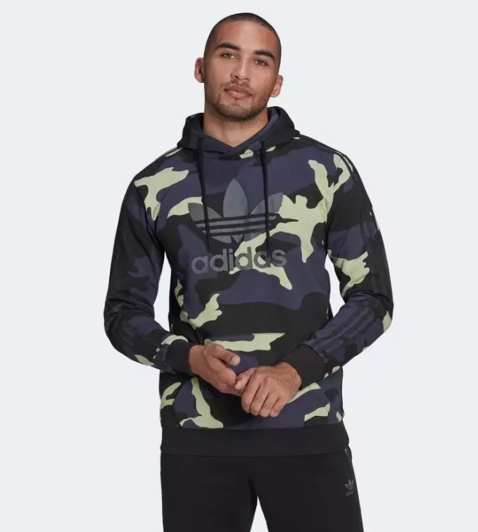 

Худи мужское Adidas HF4882 синее XS, HF4882