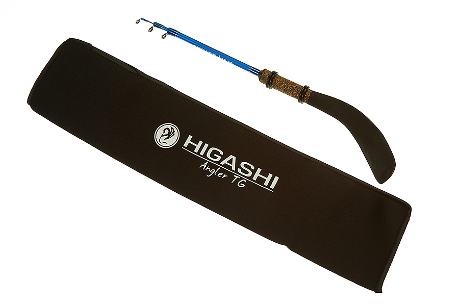 Зимняя удочка Higashi Angler TG, 50 см, синий