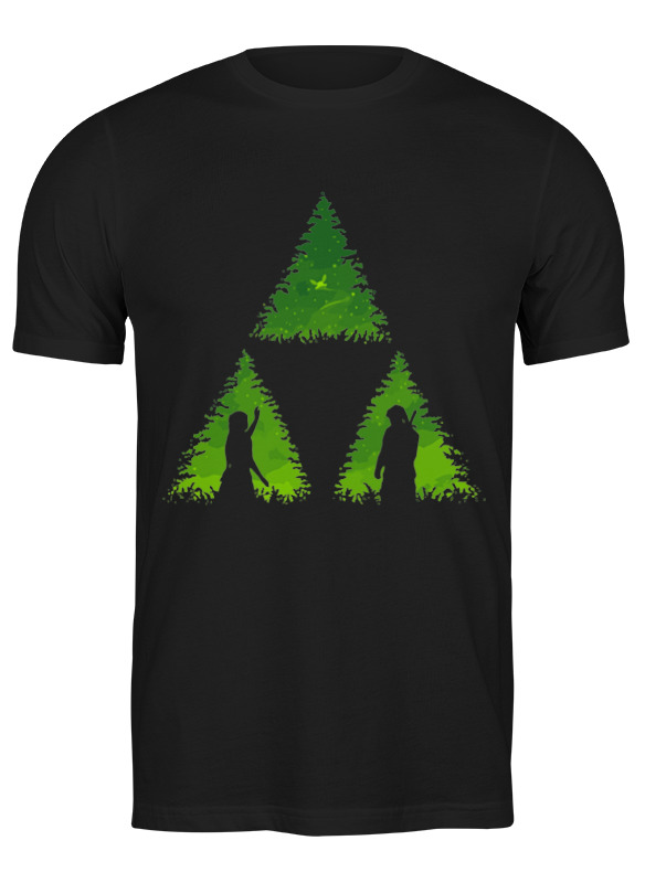 

Футболка мужская Printio The legenda of zelda черная XL, Черный, The legenda of zelda