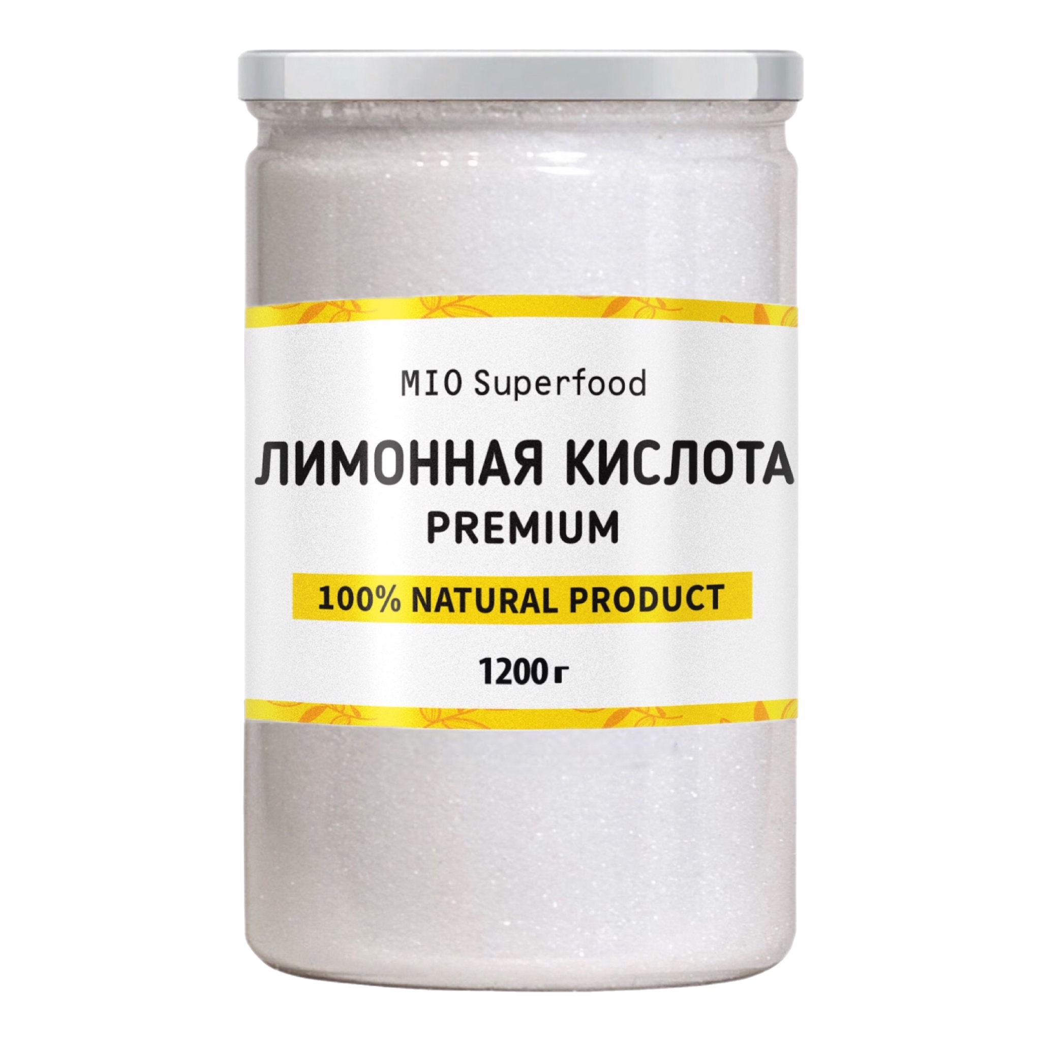 Лимонная кислота Miopharm пищевая, 1200 г