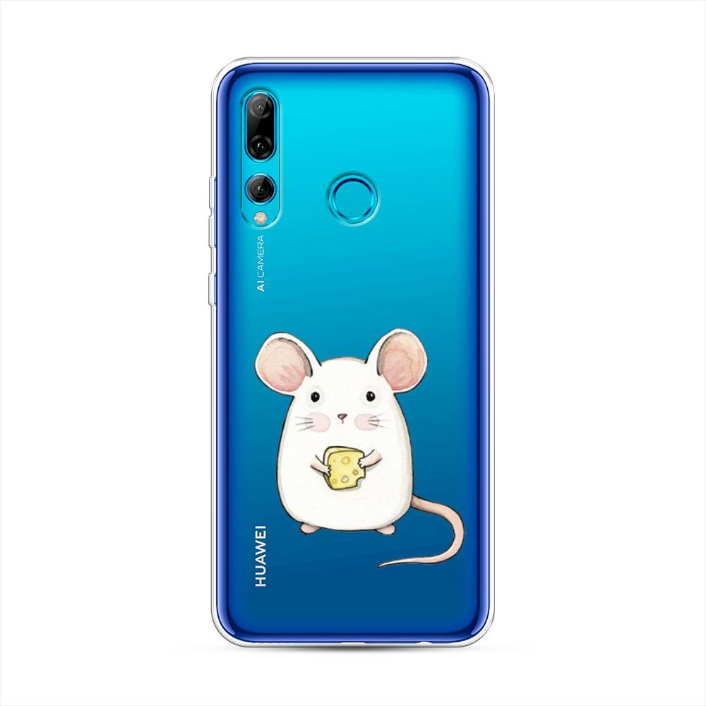 

Чехол Awog на Huawei P Smart Plus 2019 "Мышка", Белый;розовый;прозрачный, 69250-1