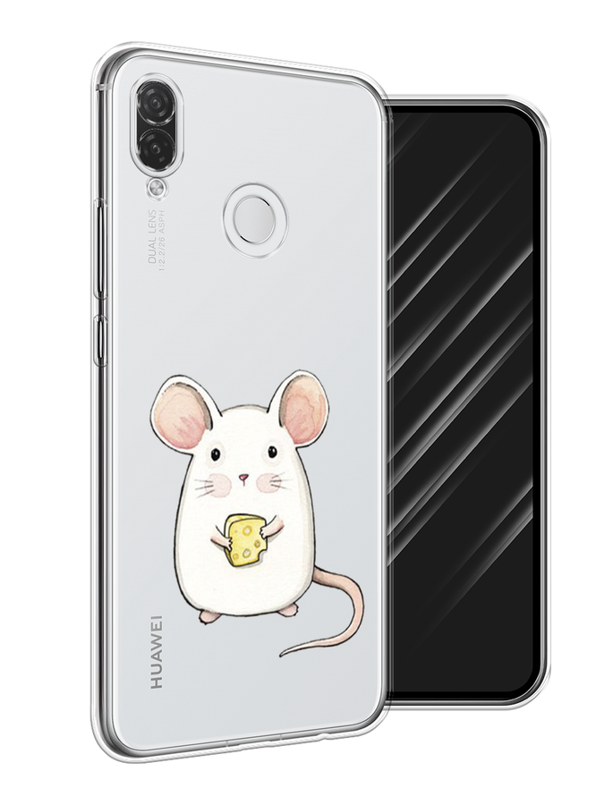 

Чехол Awog на Huawei P Smart Plus "Мышка", Белый;розовый;прозрачный, 68250-1