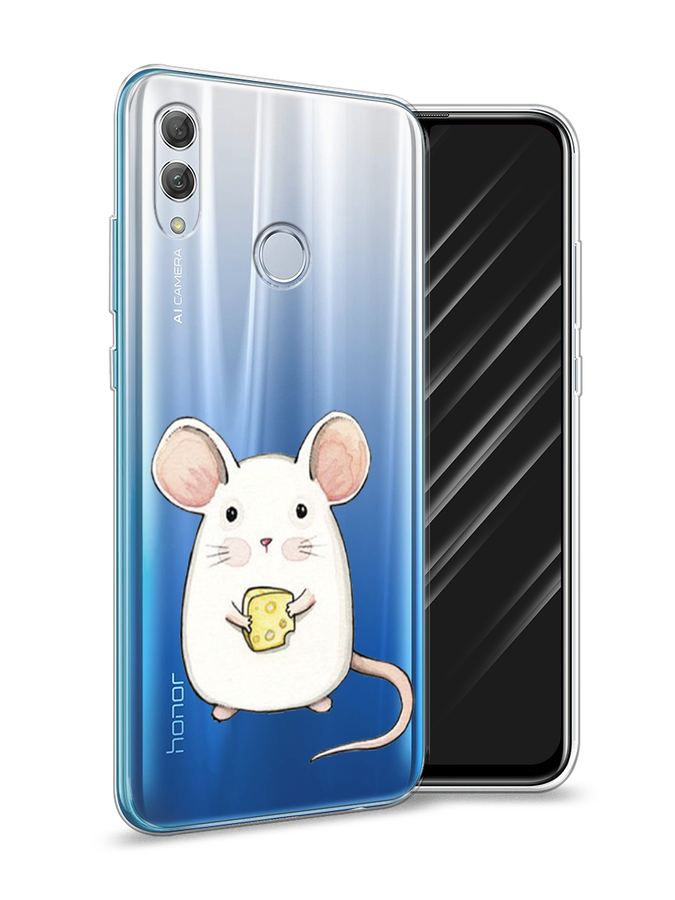 

Чехол Awog на Huawei P Smart 2019 "Мышка", Белый;розовый;прозрачный, 67250-1