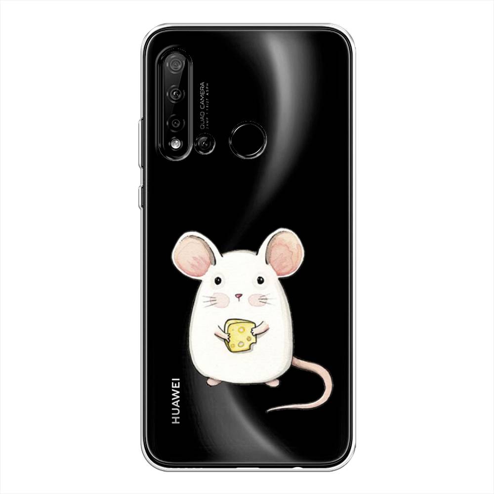 

Чехол Awog на Huawei Nova 5i "Мышка", Белый;розовый;прозрачный, 69850-1
