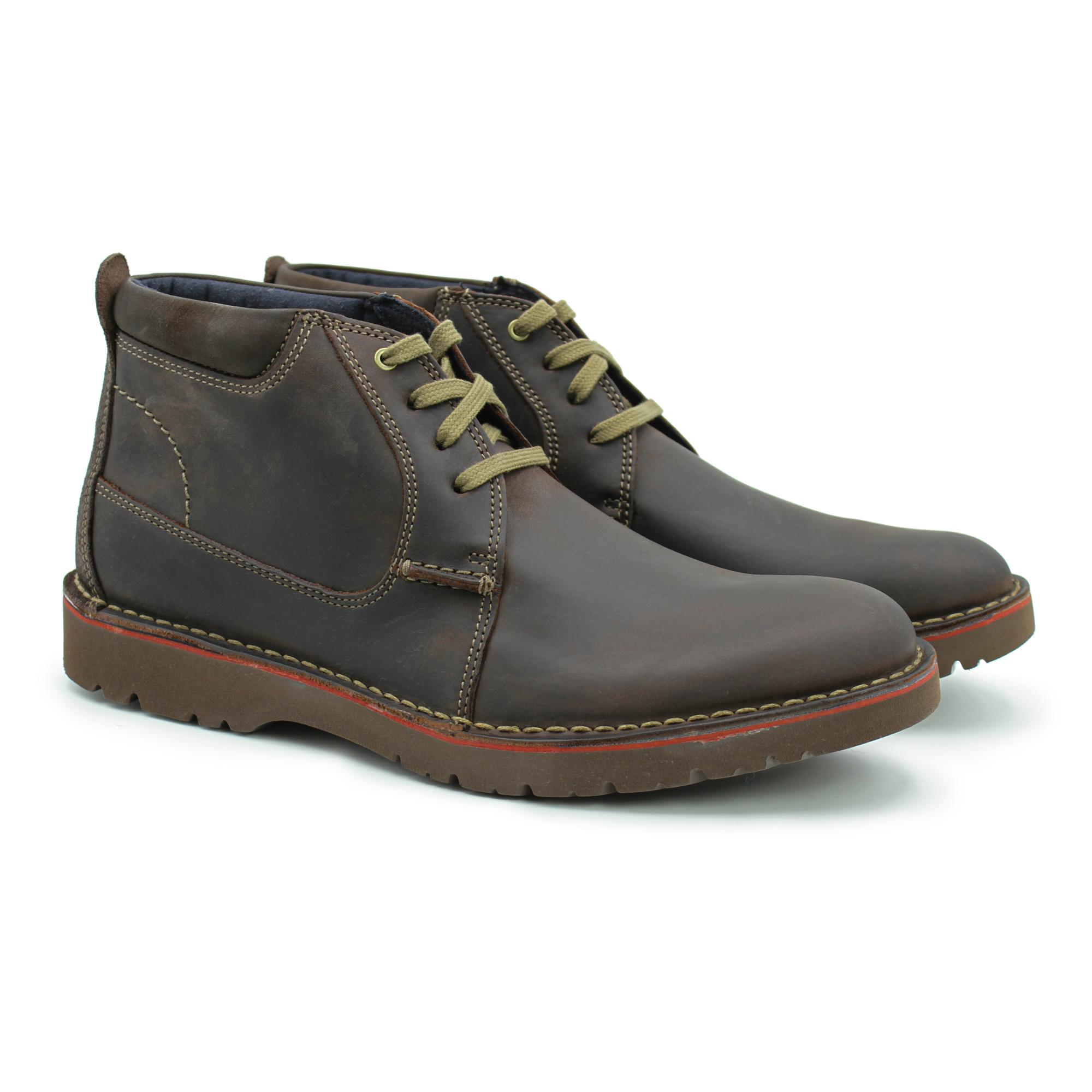 

Ботинки мужские Clarks Vargo Mid 26138395 коричневые 45 EU, Vargo Mid 26138395