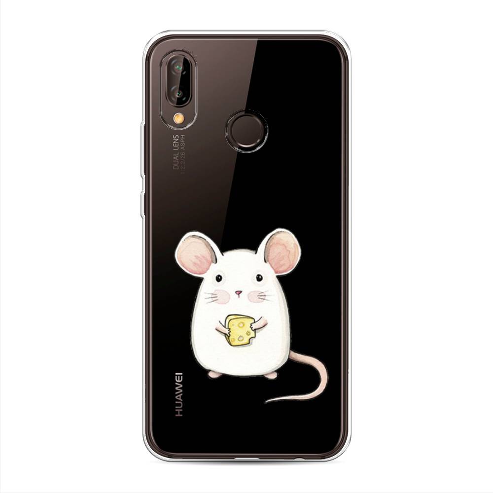 

Чехол Awog на Huawei Nova 3 "Мышка", Белый;розовый;прозрачный, 66150-1