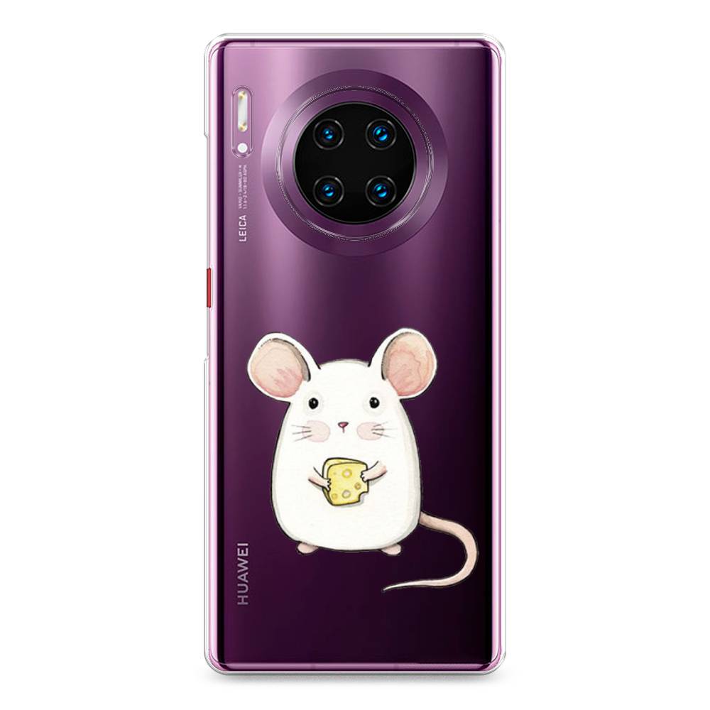 

Чехол Awog на Huawei Mate 30 Pro "Мышка", Белый;розовый;прозрачный, 610450-1