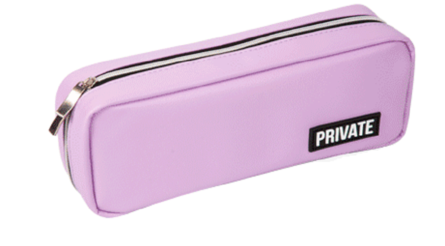 

Пенал deVENTE Private сиреневый 21x9x5 см, Фиолетовый, 7025256